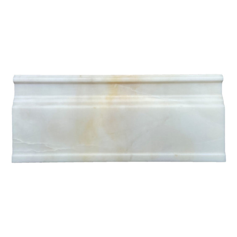 Calacatta Amber Honed Marble Skirting